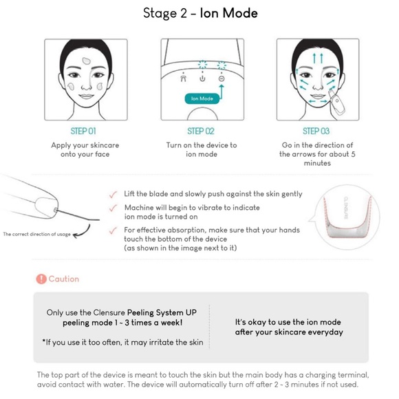 NEW Clensure K-BEAUTY Galvanic Ion Water Peeling Device - Picture 5 of 16